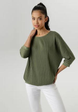 Aniston SELECTED Fledermausshirt, mit moderner Oberflächenstruktur - NEUE KOLLEKTION