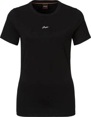BOSS ORANGE T-Shirt "Elogo Premium Damenmode", mit Label-Stitching