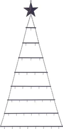 CHRISTMAS GOODS by Inge Dekobaum "Weihnachtsdeko, Wandbaum zum Hängen, aus Metall", Höhe ca. 122 cm, Hängedeko für Weihnachten