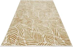 Esprit Teppich "Victoria ESP-21078", rechteckig, 7 mm Höhe, Moderner Design Kurzflorteppich mit Fransen, Wohnzimmer
