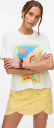 Vero Moda Kurzarmshirt "VMBETA METTE SS TOP BOX JRS GA"