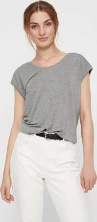 pieces T-Shirt "PC BILLO", mit Glitzerstreifen