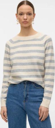 Vero Moda Rundhalspullover "VMDOFFY LS O-NECK BLOUSE GA NOOS"