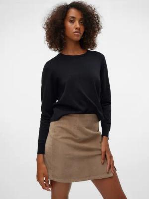 Vero Moda Strickpullover "VMSILJE LS O-NECK SHORT PULLOVER GA NOOS"