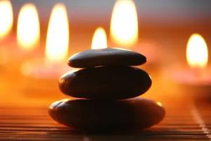 Papermoon Fototapete "Steine Wellness"