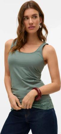 Vero Moda Tanktop "VMMAXI MY LACE LONG TANK JRS NOOS"
