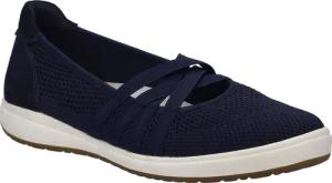 Josef Seibel Riemchenballerina "Caren 67", Slipper, Sneaker, Schlupfschuh mit Metallic Einsatz an der Ferse