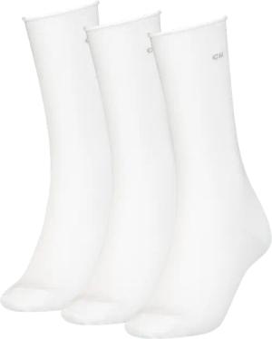 Calvin Klein Jeans Socken "CK WOMEN SOCK 3P ROLL TOP", (3 Paar), Mit kleinem Rollrand, Einheitsgröße passend von Gr. 37-41