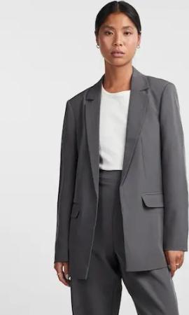 pieces Longblazer "PCBOSELLA LS LOOSE BLAZER NOOS", in leichter Oversize Form