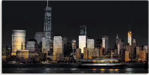 Artland Wandbild "New York Financial Distrikt", New York, (1 St.), als Alubild, Outdoorbild, Leinwandbild in verschied. Größen