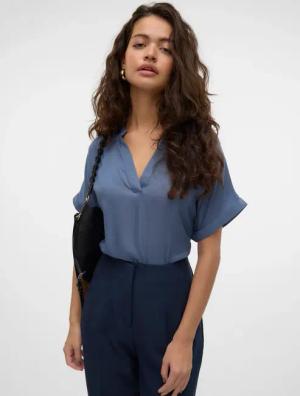 Vero Moda Shirtbluse "VMBEAUTY SS TOP GA NOOS"