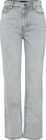 pieces Straight-Jeans "PCKELLY HW STRAIGHT JEANS LG NOOS BC"