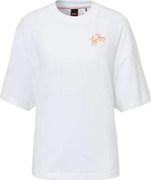 BOSS ORANGE T-Shirt "Eboyfriend Premium Damenmode", mit Graphic Details