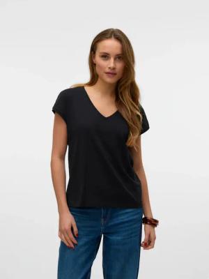 Vero Moda Kurzarmshirt "VMLUNA SS V-NECK TEE JRS NOOS"