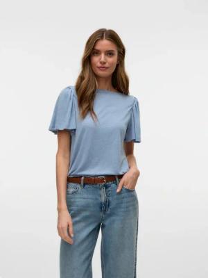 Vero Moda Kurzarmshirt "VMPALOMA ONELLA SS BOATNECK TOP VMA NOOS"
