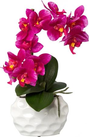 Creativ green Kunstorchidee "Deko-Orchidee Phalaenopsis im Keramiktopf"
