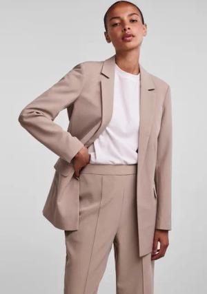 pieces Longblazer "PCBOSELLA LS LOOSE BLAZER NOOS", in leichter Oversize Form