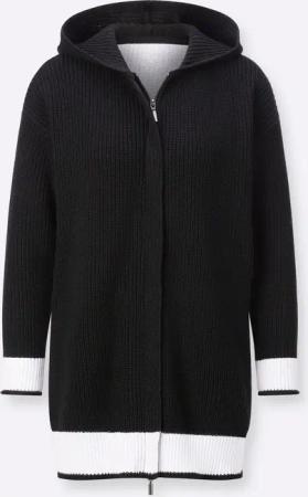 Kapuzenstrickjacke