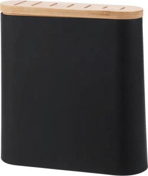 Base Line Messerhalter schwarz Polypropylen B/H/L: ca. 23x8x23,5 cm