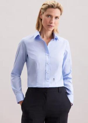 seidensticker Hemdbluse, 1/1 Kragen Uni