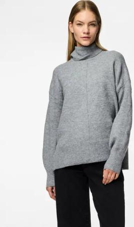 pieces Rollkragenpullover "PCMALOU LS ROLLNECK KNIT NOOS BC"
