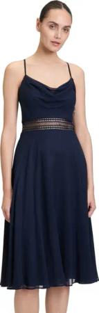 Vera Mont Cocktailkleid "Vera Mont Cocktailkleid mit Wasserfallausschnitt", Stickerei