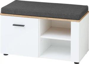 Innostyle Bank "Sparks Schuhbank, 80x47x38cm (B/H/T)", (1 St.), 1 türig, 2 Böden, Softclose, 1 Sitzkissen