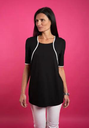 Seidel Moden T-Shirt, in 2in1 Optik, MADE IN GERMANY