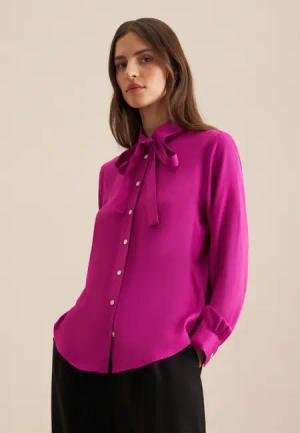 seidensticker Hemdbluse "Schwarze Rose", 1/1 Kragen Uni