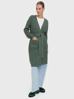 Vero Moda Strickjacke Sayla 10268501 Grün Regular Fit