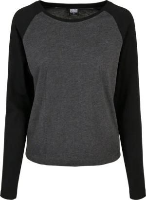 Langarm-T-Shirt für Frauen Urban Classics contrast raglan