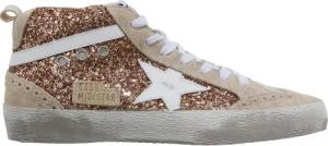 Golden Goose High-Top Sneaker - Mid Star Glitter - Gr. 37 (EU) - in Weiß - für Damen