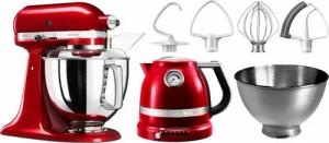 KitchenAid Küchenmaschine 5KSM175PSECA LIEBESAPFEL-ROT, 300 W,