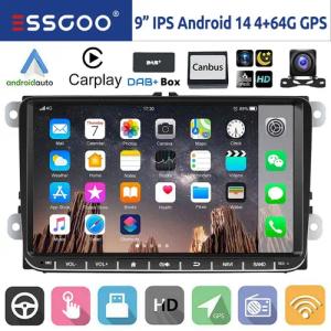 ESSGOO 9" Android 14 Für VW