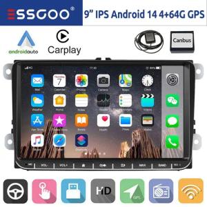 ESSGOO 9" Android 14 Für VW