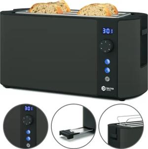Balter Toaster Toaster TS-04-LCD Edehlstahl Grau,