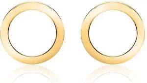 Unique Paar Ohrstecker 585er Gold Ohrstecker Kreise für Damen von Unique