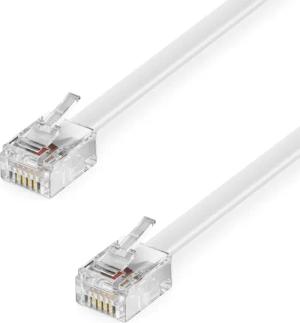 deleyCON deleyCON 20m Telefonkabel Modularkabel 6P4C