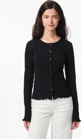 pieces Strickjacke PCMARIE LS POIN CARDIGAN