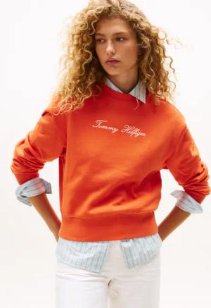 Tommy Hilfiger Sweatshirt SCRIPT REG PIQUE