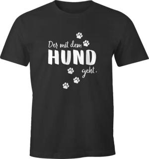 MoonWorks Print-Shirt Herren T-Shirt mit Hundemotiv