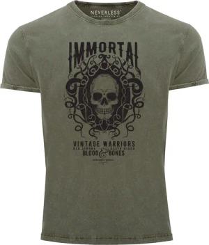 Neverless Print-Shirt Neverless® Herren T-Shirt Vintage