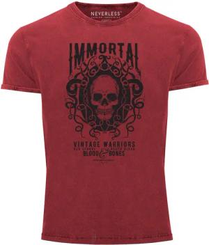 Neverless Print-Shirt Neverless® Herren T-Shirt Vintage
