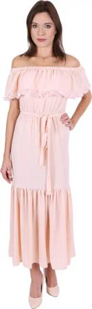 Sarcia.eu Maxikleid John Zack Pfirsichfarbenes Maxikleid