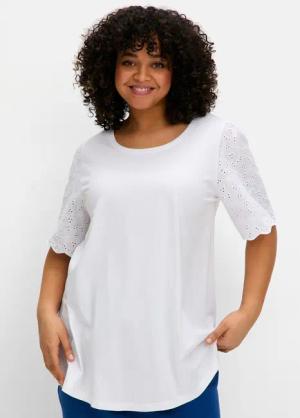 Sheego T-Shirt Rundhalsshirt