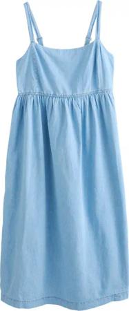 Next Midikleid Träger-Maxikleid mit Vichykaros aus