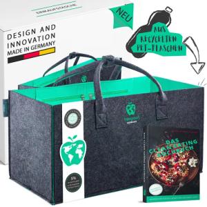 freegreen® Einkaufskorb PREMIUM« Einkaufstasche aus recycelten