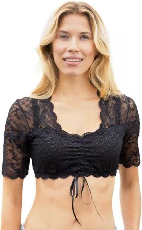 Nina Von C. Dirndlbluse Dirndlbluse halbarm