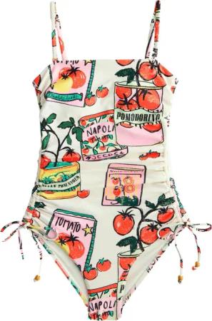 Next Badeanzug Myleene Klass bauchformender Bandeau-Badeanzug