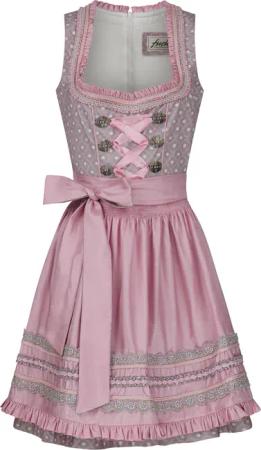 FUCHS Dirndl Mini Dirndl Layla grau